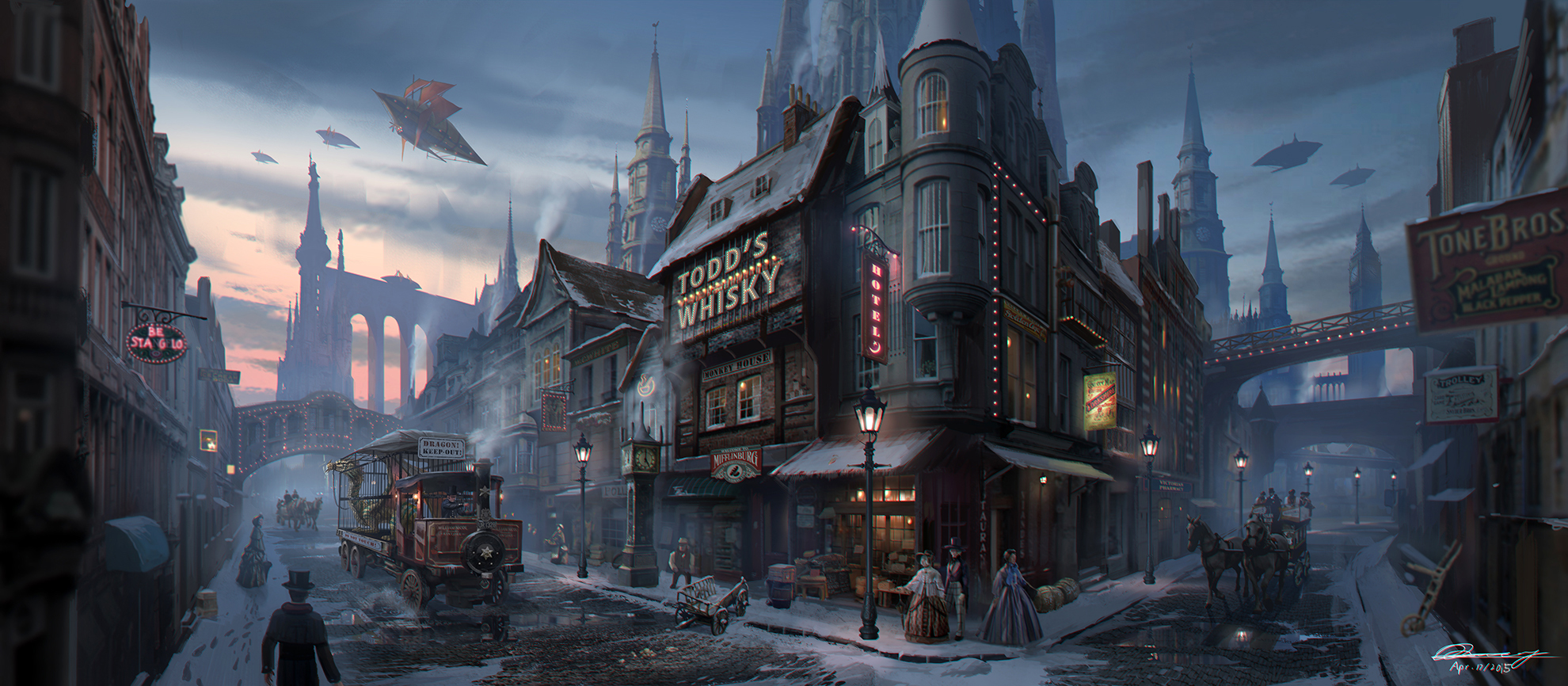 steampunk town steampunk know your meme branson christmas train