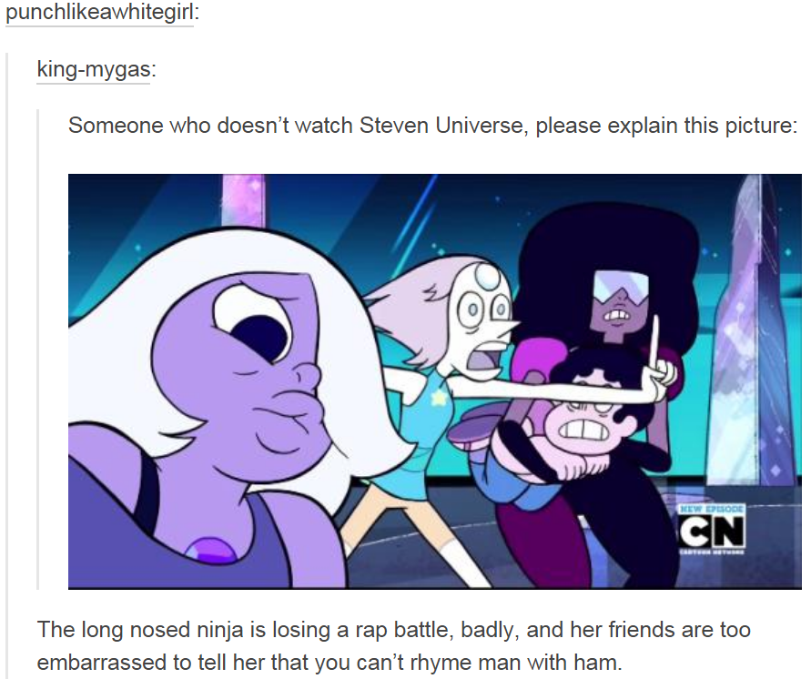 pearl would be the last gem you'd expect to win a rap battle d7a pearl would be the last gem you'd expect to win a rap battle