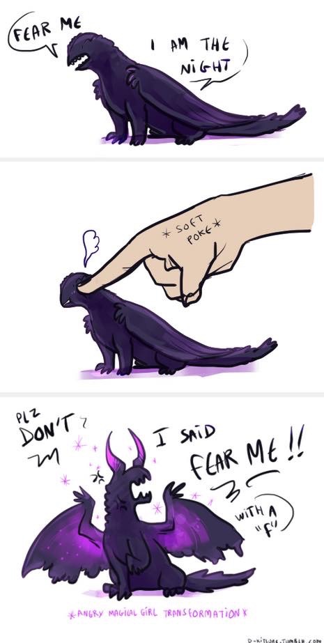 fear me i am the night monster hunter know your meme fear me i am the night monster hunter know your meme
