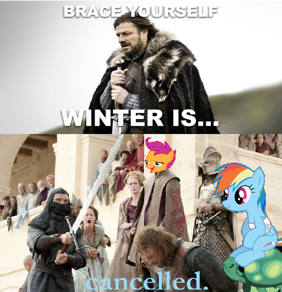 winter-is-cancelled-my-little-pony-friendship-is-magic-know-your-meme
