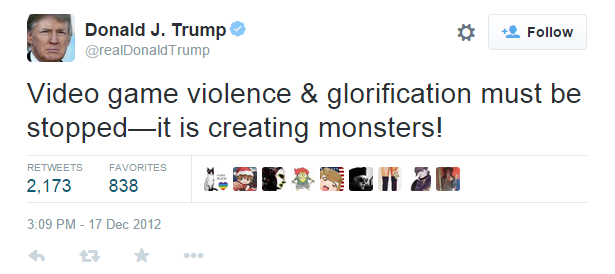 Resultado de imagen para donald trump vs videogames