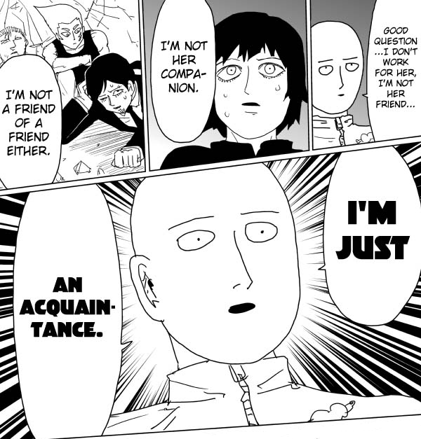 One Punch Man Manga Vs Original