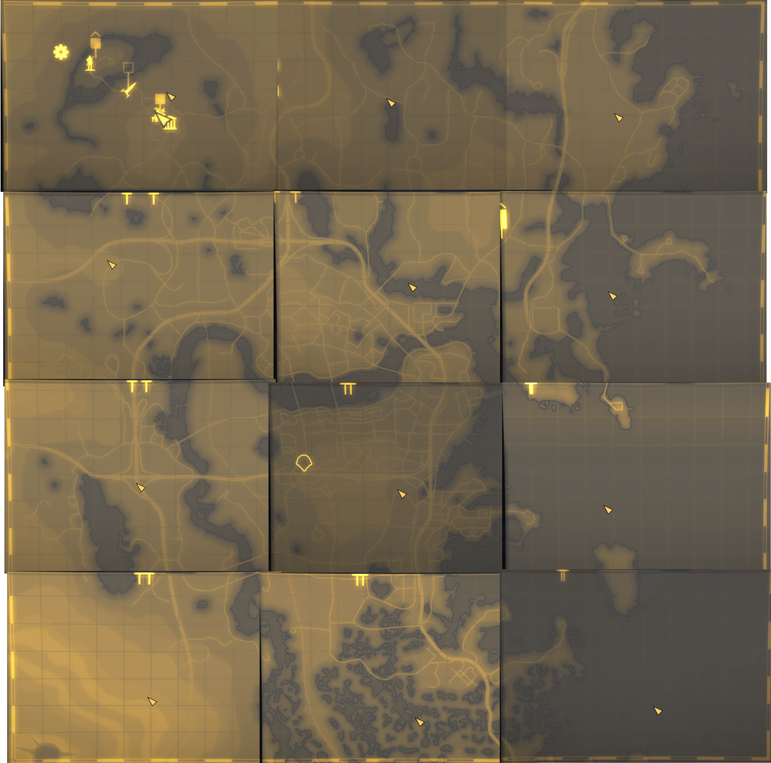 possible world map for fallout 4 fallout know your meme fallout 4 vs skyrim map size