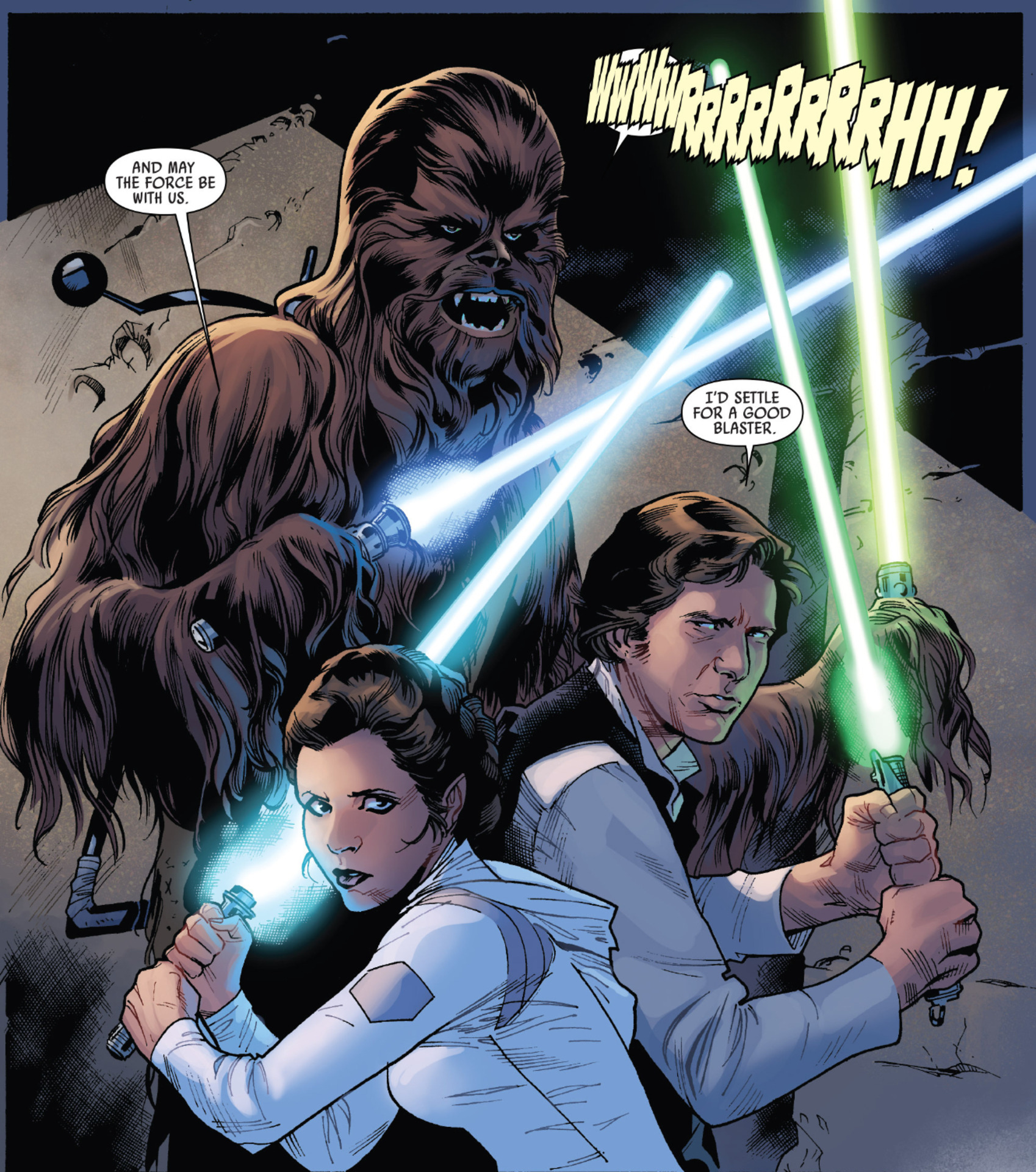 "You get a lightsaber! And you get a lightsaber! Everybody gets a