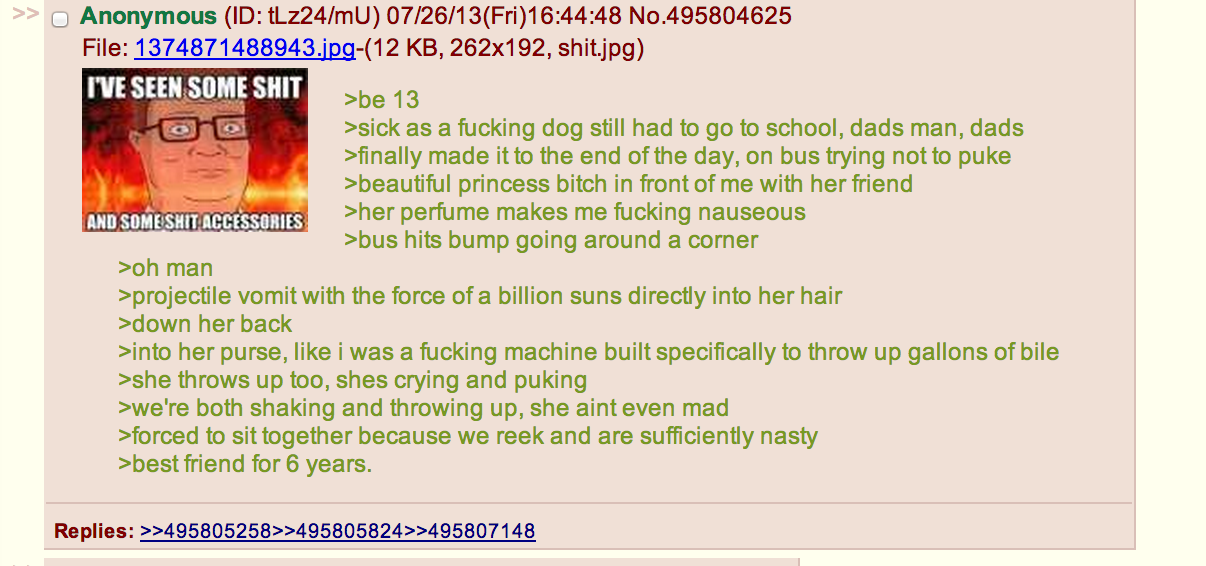 from 4chan green text stories know your meme 8df from 4chan green text stories know your meme