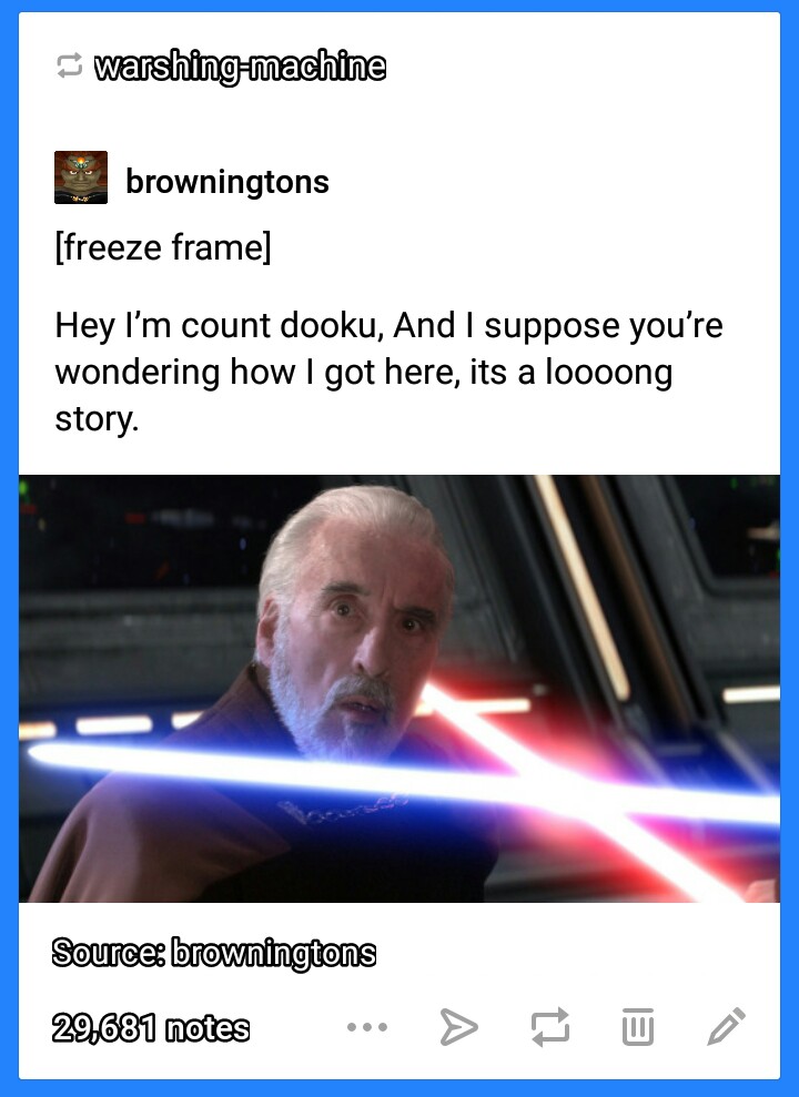 It's a looong story *Record Scratch* *Freeze Frame* Know Your Meme