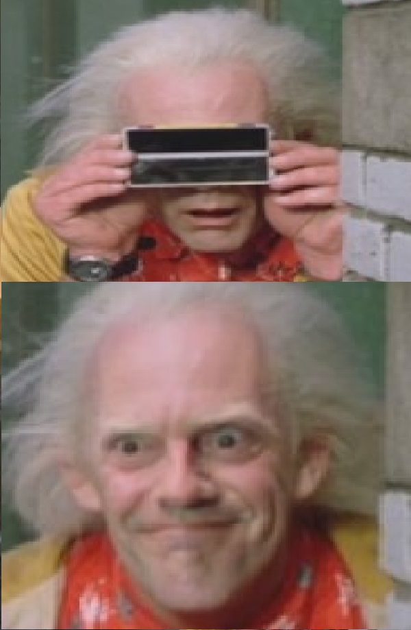 smug doc brown back to the future know your meme 87c smug doc brown back to the future know your meme