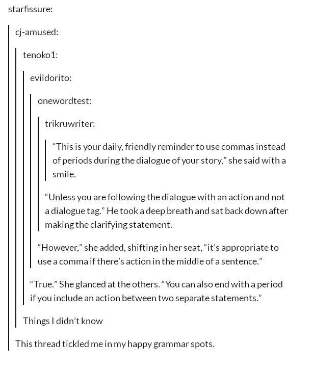 when do you put a comma