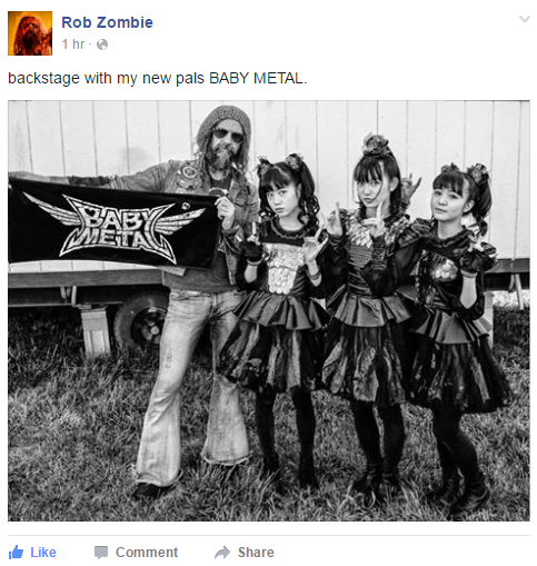 rob zombie with babymetal babymetal know your meme f1d rob zombie with babymetal babymetal know your meme