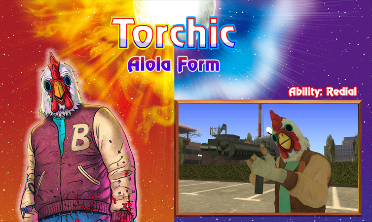torchic alolan form hotline miami know your meme alolan form