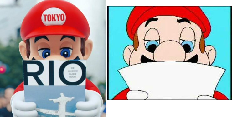 Download Mario Reading PNG