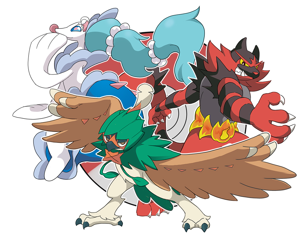 Resultado de imagem para pokemon alola starters