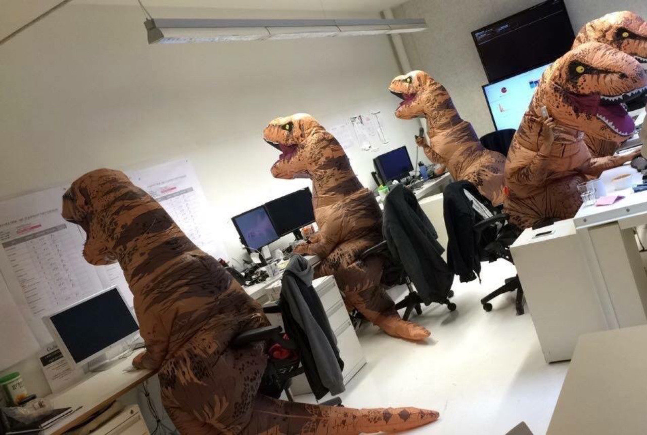 Meanwhile in the paleontology department... TRex Costume Know Your