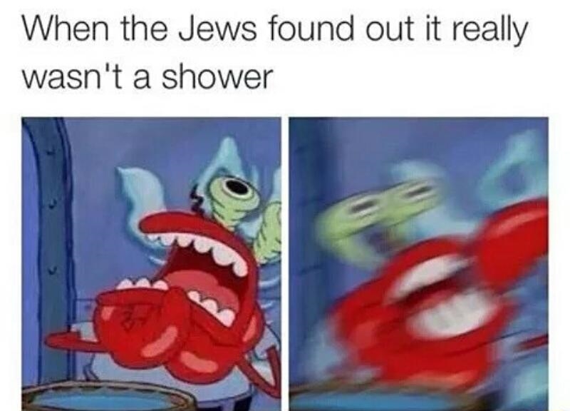 When The Jews Found Out It Really Wasnt A Shower Confused Mr Krabs