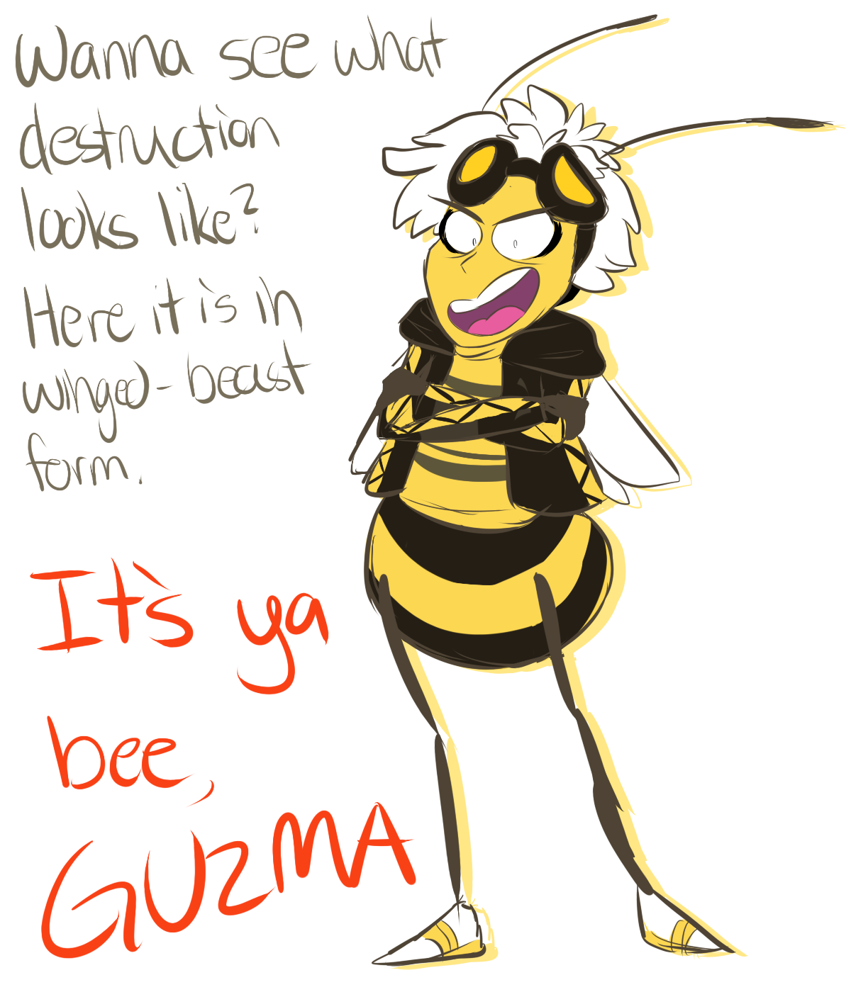 pokemon sun and moon but humans are bees guzma know your meme 74b pokemon sun and moon but humans are bees guzma know your meme