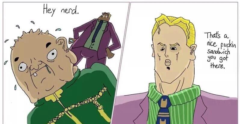 Sandwich | JoJo's Bizarre Adventure | Know Your Meme