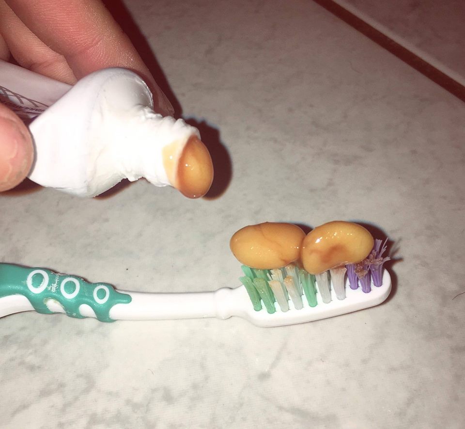 Toothpaste Things Filled With Beans That Shouldn't Be Know Your Meme