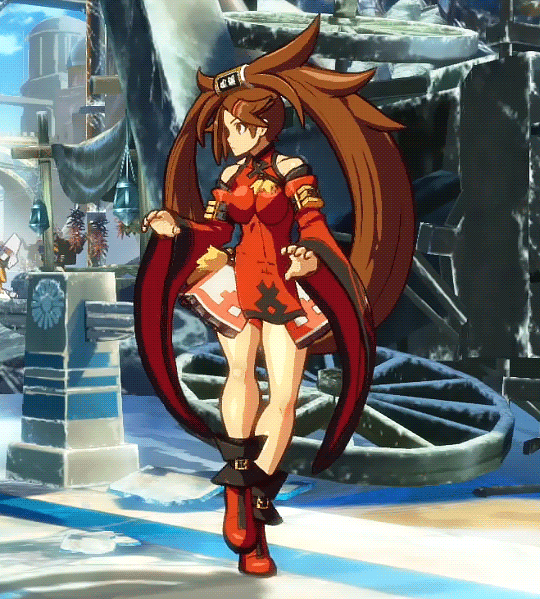 Jam Kuradoberi idle animation Guilty Gear Know Your Meme