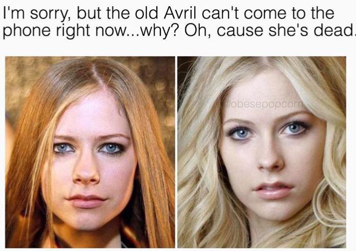 Avril Lavigne conspiracy