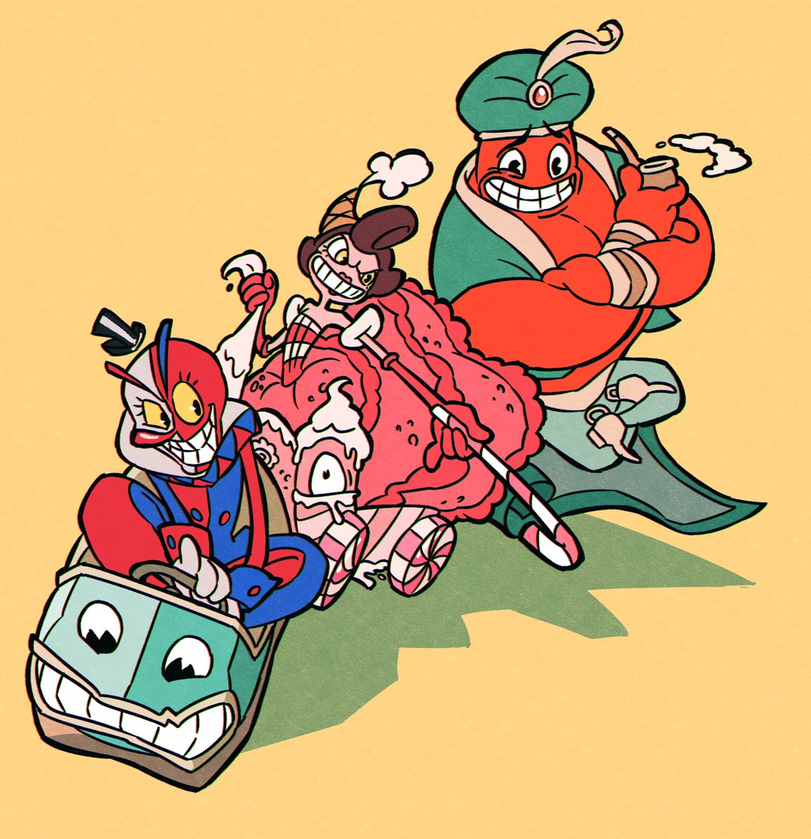 Inkwell Isle 2 Intro Bosses | Cuphead | Know Your Meme