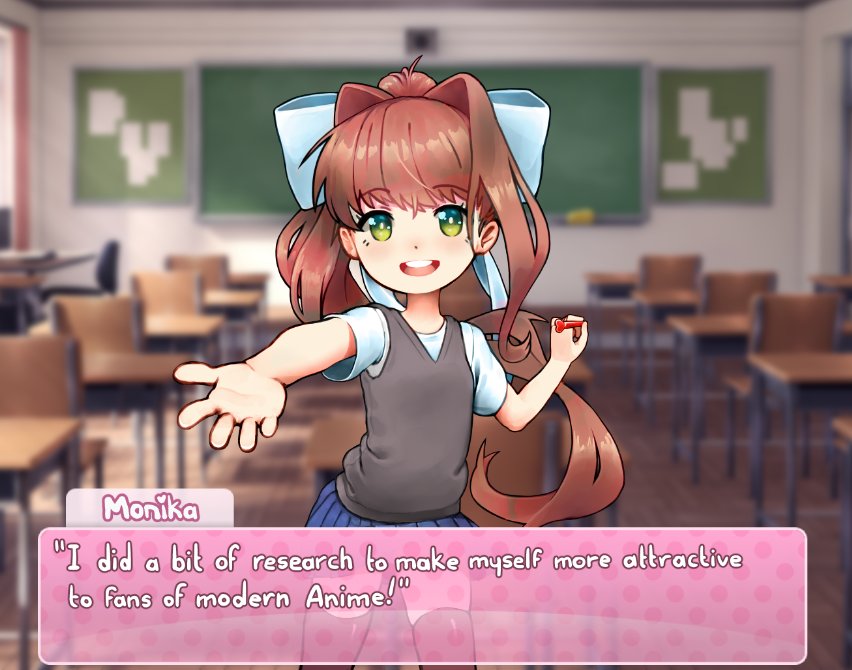 doki doki literature club mods about monika