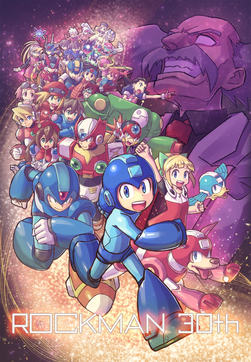 Mega Man 30th anniversary fanart by Lv01KOKUEN | Mega Man ...