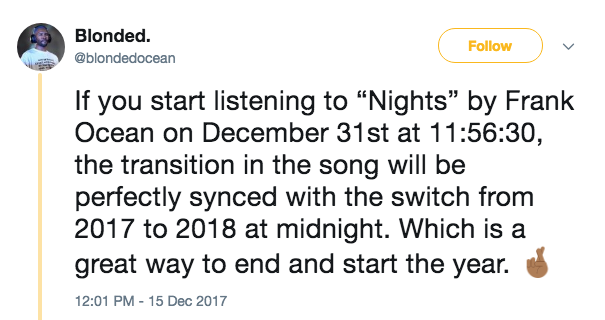 frank ocean if you play this song on new year s eve frank ocean if you play this song on new year s eve