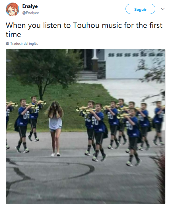 When you listen to Touhou music for the first time Trumpet Boy Object