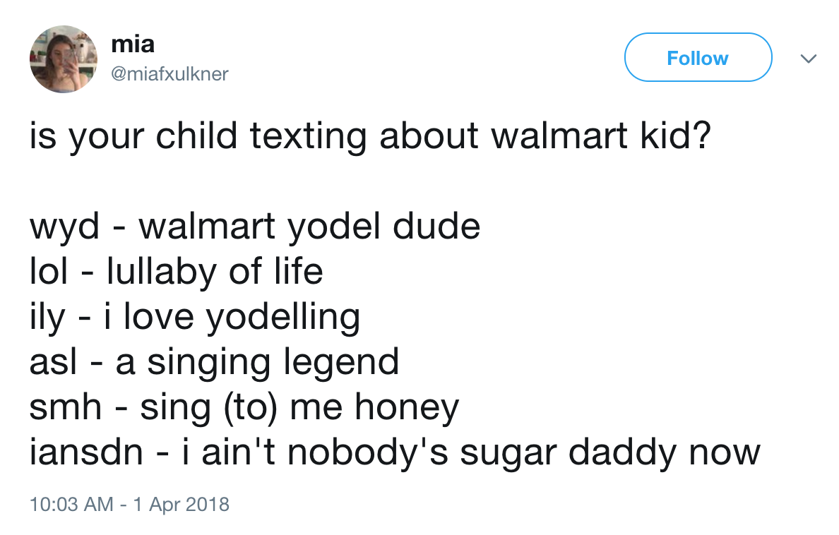 Is Your Child Texting About Walmart Yodel Boy Know Your Meme