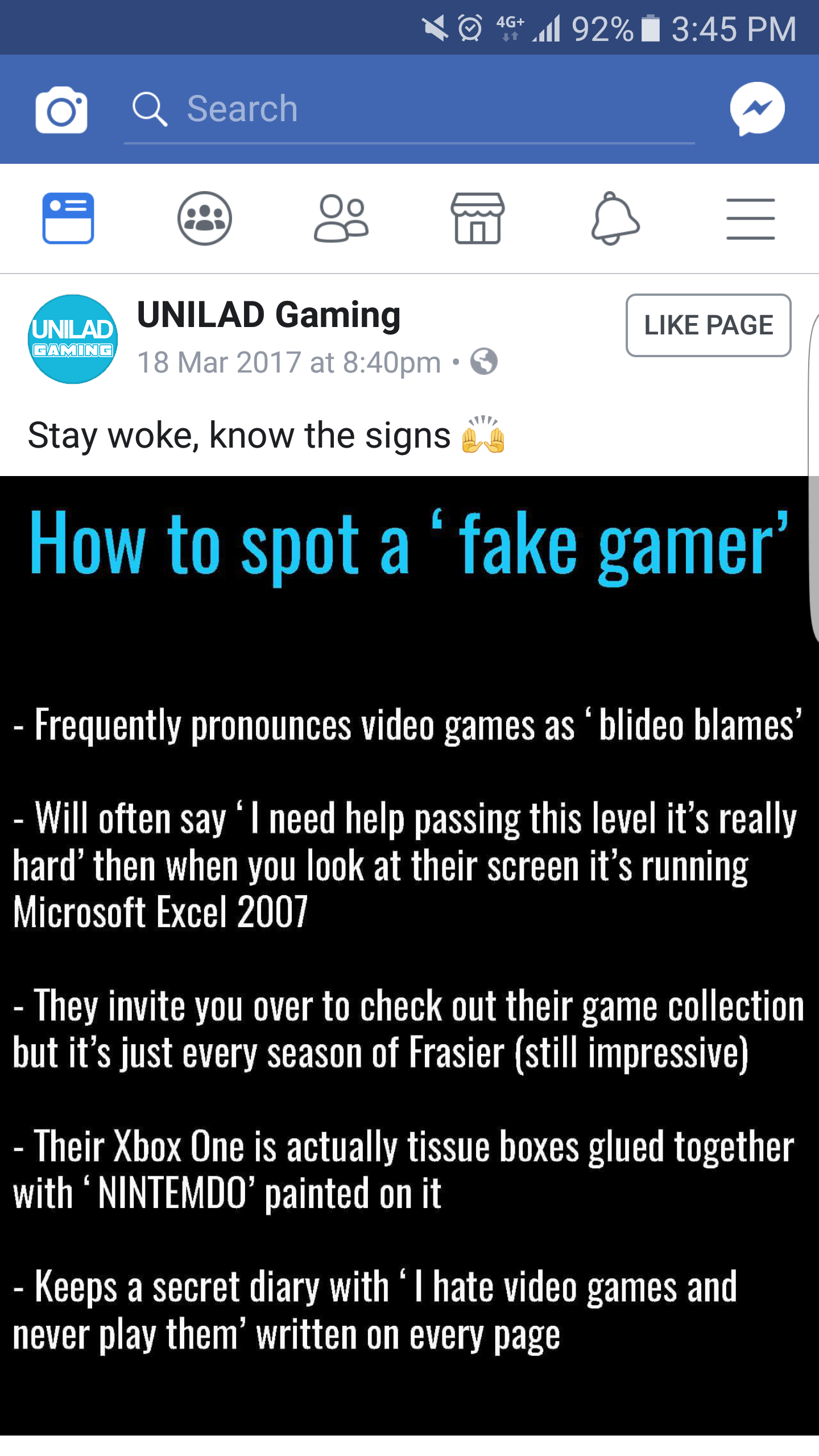 excel video games