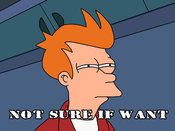 Notsureifwant