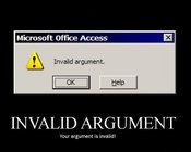 Invalid-argument