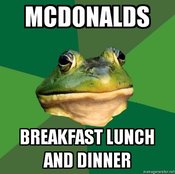 Foul-bachelor-frog-mcdonalds-breakfast-lunch-and-dinner