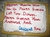 Rick-roll-cake