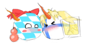 Touhouballs_suika_and_yuggi