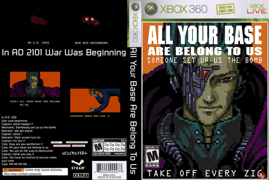 Image 299718 All Your Base Are Belong To Us Know Your Meme image 299718 all your base are belong to us know your meme
