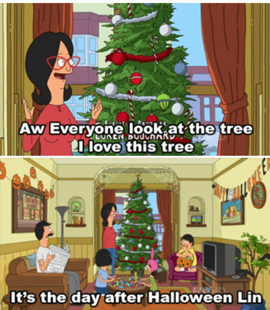 Image result for bobs burgers christmas meme