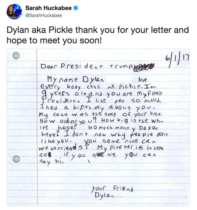 Donald Trump s Letter From Pickle Donald Trump s Letter From Pickle