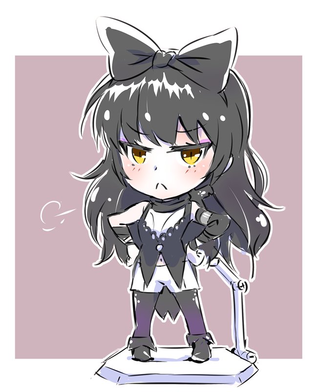 Chibi Blake Rwby Rwby Blake Rwby Characters Pin By Chris C On Rwby
